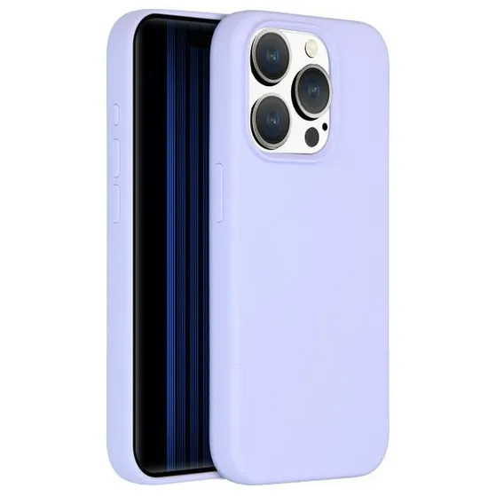 Accezz Liquid Silicone Backcover met MagSafe iPhone 15 Pro Paars