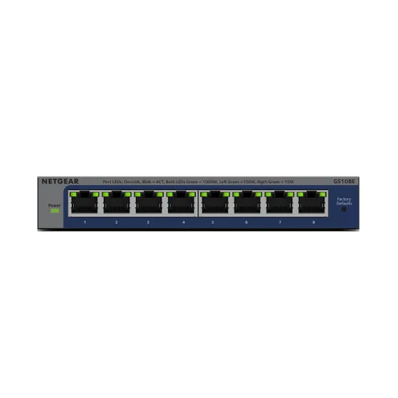 Netgear GS108Ev4 switch  (8-port gigabit prosafe plus)