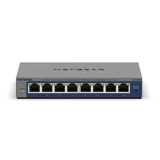 Netgear GS108Ev4 switch  (8-port gigabit prosafe plus)