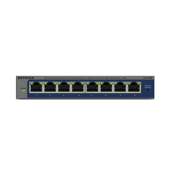 Netgear GS108Ev4 switch  (8-port gigabit prosafe plus)