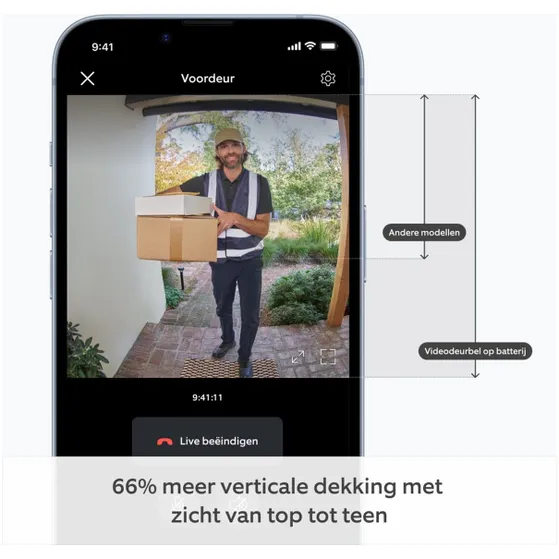 Ring Battery Video Doorbell + Chime Staal