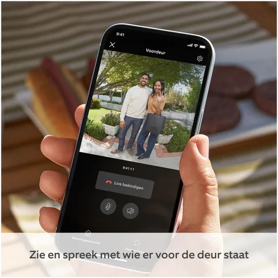 Ring Battery Video Doorbell + Chime Staal