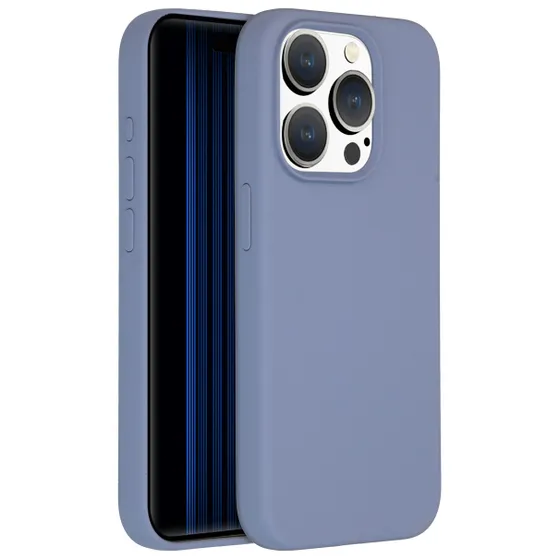 Accezz Liquid Silicone Backcover met MagSafe iPhone 15 Pro Grijs