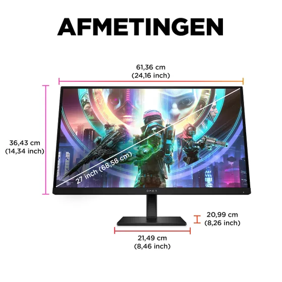 HP OMEN 27qs 27" QHD 240Hz Gaming monitor