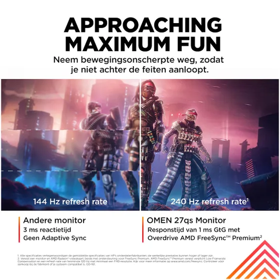 HP OMEN 27qs 27" QHD 240Hz Gaming monitor