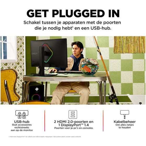 HP OMEN 27qs 27" QHD 240Hz Gaming monitor