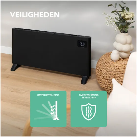 Eurom Alutherm 2500 WiFi Zwart