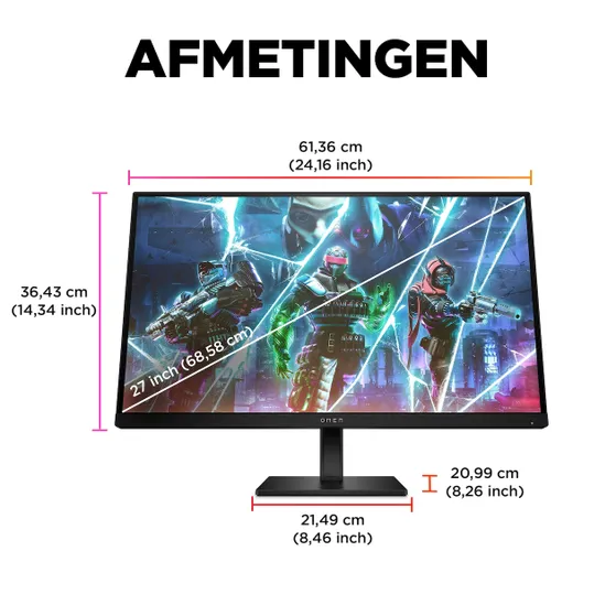 HP OMEN 27s FHD 240Hz Gaming Monitor