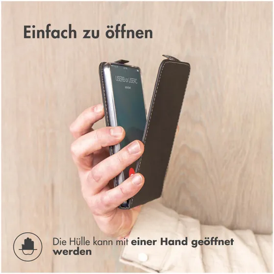 Accezz Flipcase Samsung Galaxy S24 Zwart