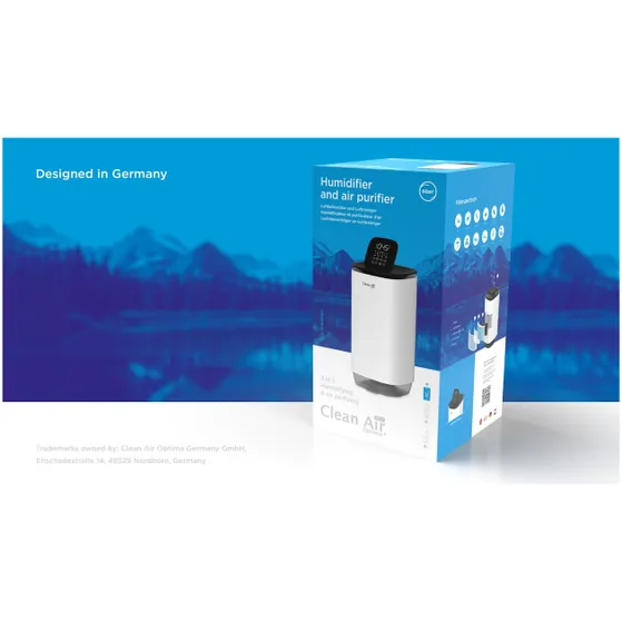 Clean Air Optima CA-806 smart Zwart/wit