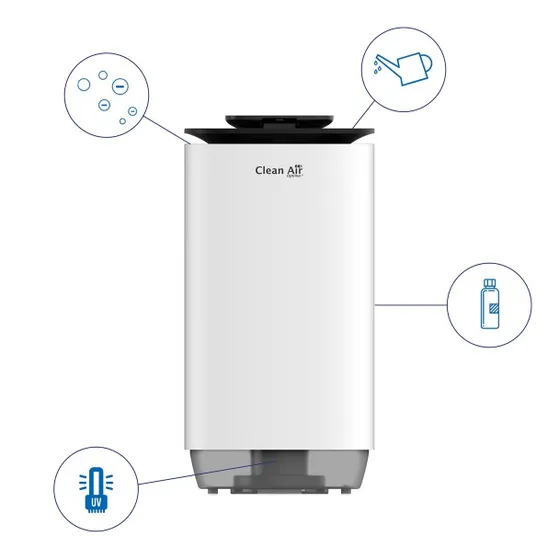 Clean Air Optima CA-806 smart Zwart/wit