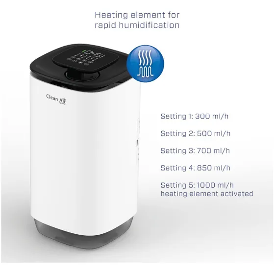 Clean Air Optima CA-808 smart Zwart/wit