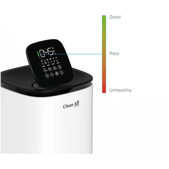 Clean Air Optima CA-808 smart Zwart/wit