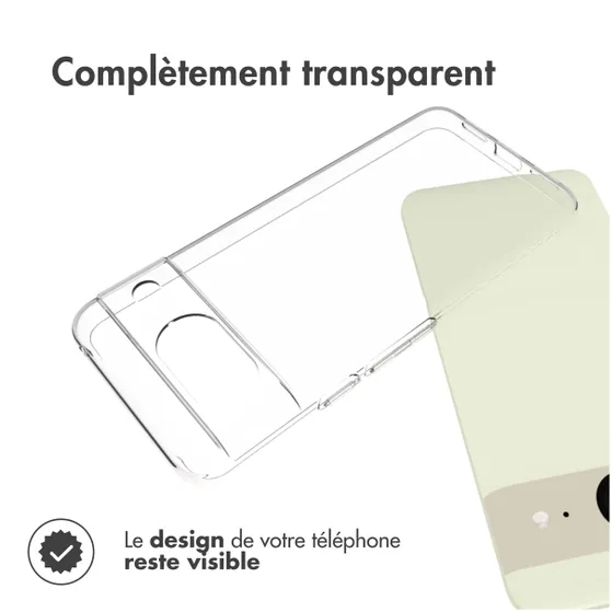 Accezz Clear Backcover Google Pixel 8 Transparant