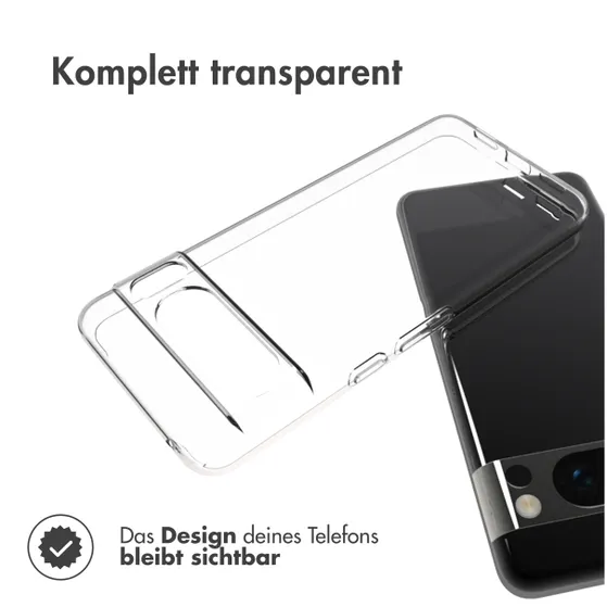 Accezz Clear Backcover Google Pixel 8 Pro Transparant