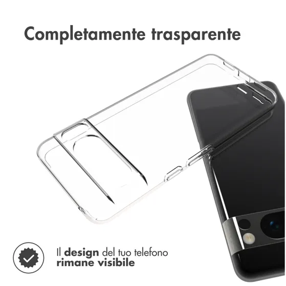 Accezz Clear Backcover Google Pixel 8 Pro Transparant