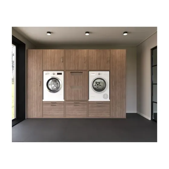 Wastoren CW-1-9-E Wasmachine kast Eiken