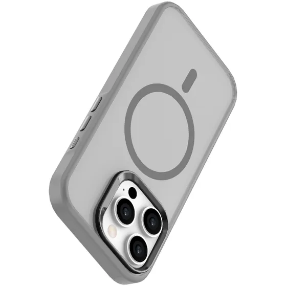 Just in Case Military Grade Case MagSafe voor Apple iPhone 16 Pro Grijs