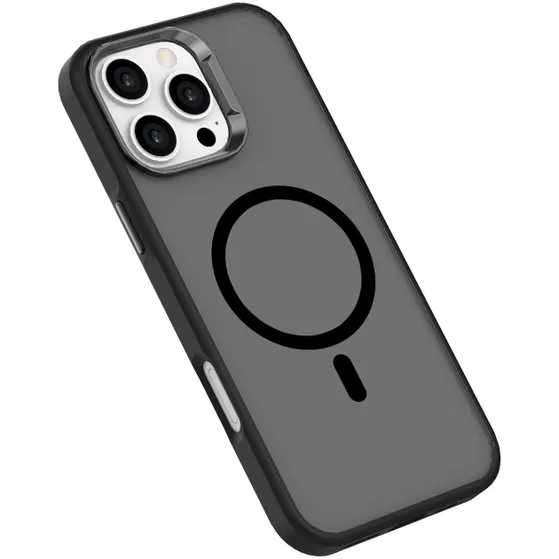 Just in Case Military Grade Case MagSafe voor Apple iPhone 16 Pro Max Zwart