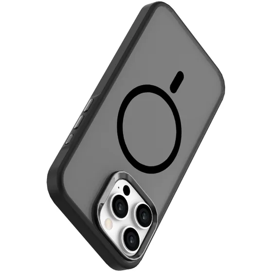 Just in Case Military Grade Case MagSafe voor Apple iPhone 16 Pro Max Zwart