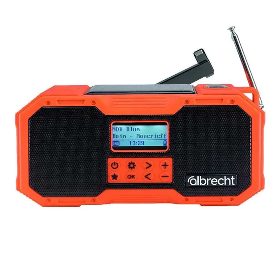 Albrecht DA 911 Noodradio Oranje
