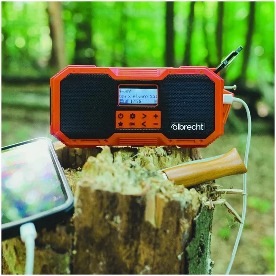 Albrecht DA 911 Noodradio Oranje