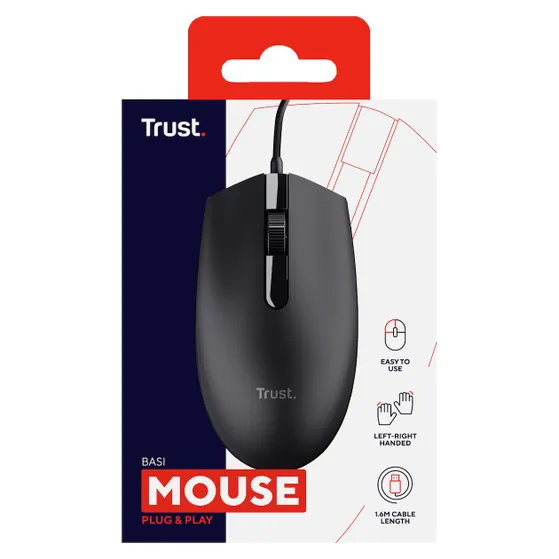 Trust BASI WIRED MOUSE