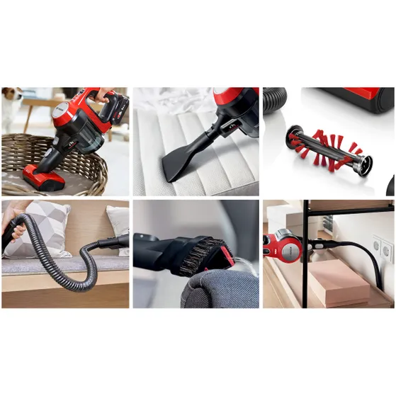 Bosch BCS711PET Unlimited 7 Rood