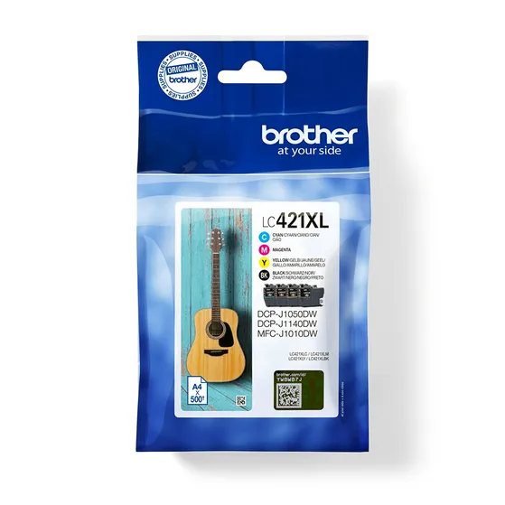 Brother LC-421XL Cartridges Combo Pack Multi-color