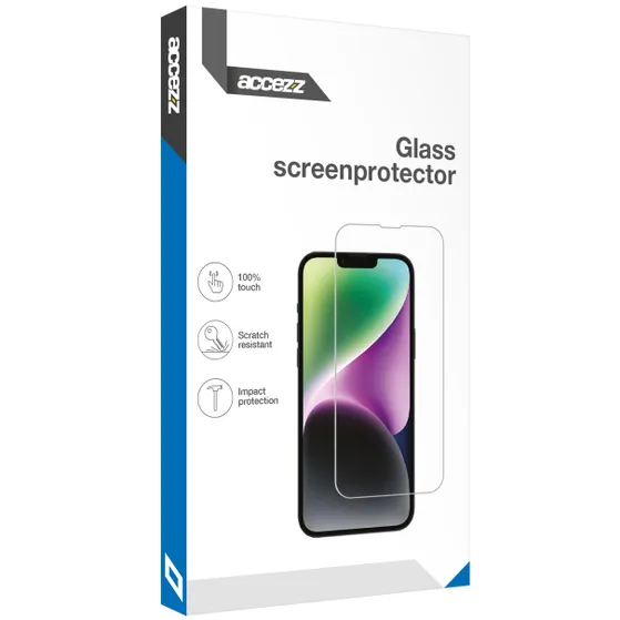 Accezz Gehard Glas Screenprotector iPhone 12 (Pro) / 11 / Xr Transparant