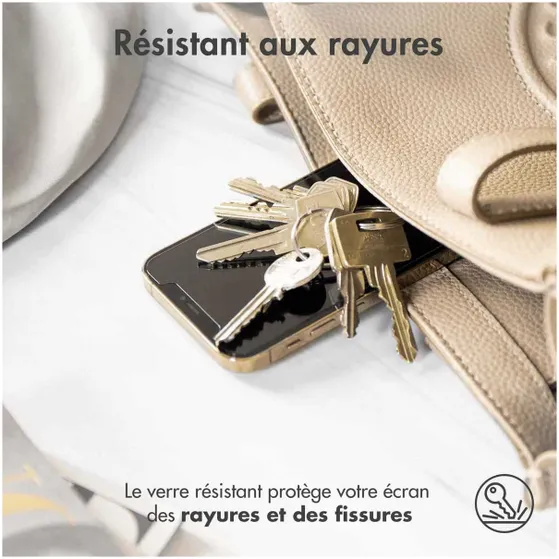 Accezz Gehard Glas Screenprotector iPhone 12 (Pro) / 11 / Xr Transparant