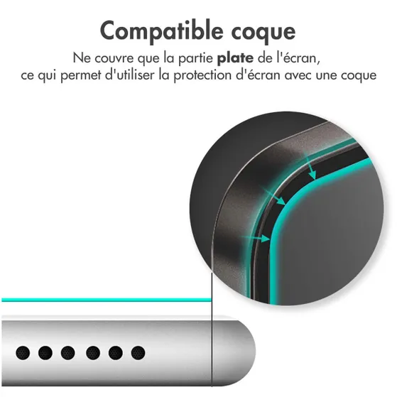 Accezz Gehard Glas Screenprotector iPhone 12 (Pro) / 11 / Xr Transparant