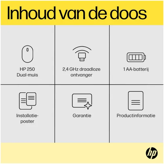 HP 250 Dual Wireless Mouse EURO
