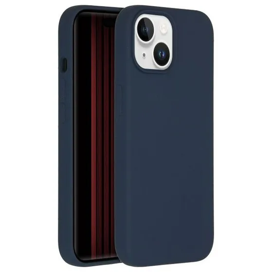 Accezz Liquid Silicone Backcover met MagSafe iPhone 15 Donkerblauw