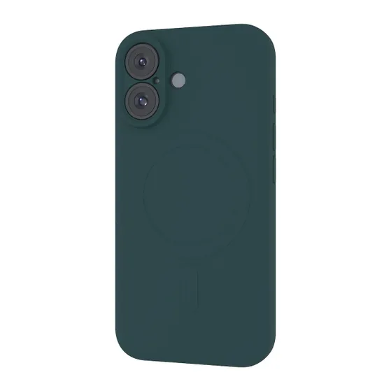 Just in Case Premium Liquid Color TPU Case Magsafe voor Apple iPhone 16 Groen