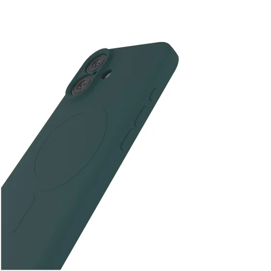 Just in Case Premium Liquid Color TPU Case Magsafe voor Apple iPhone 16 Groen