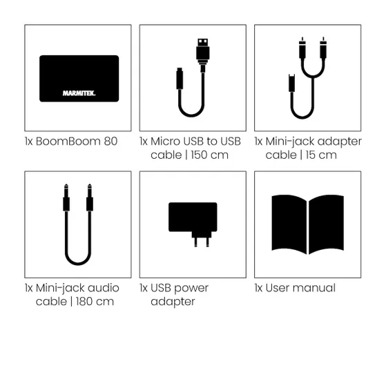 Marmitek BoomBoom 80 Zwart