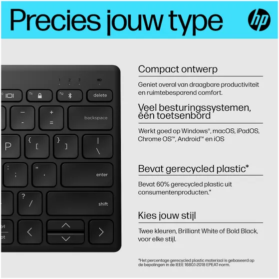 HP 350 Compact Draadloos Toetsenbord