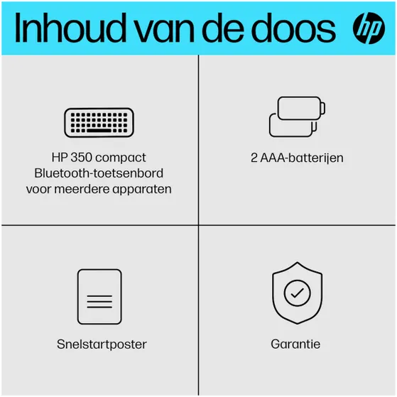 HP 350 Compact Draadloos Toetsenbord