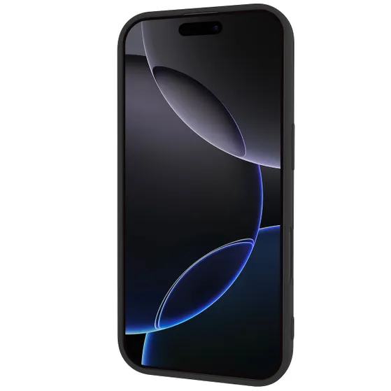 Just in Case Premium Liquid Color TPU Case Magsafe voor Apple iPhone 16 Pro Zwart