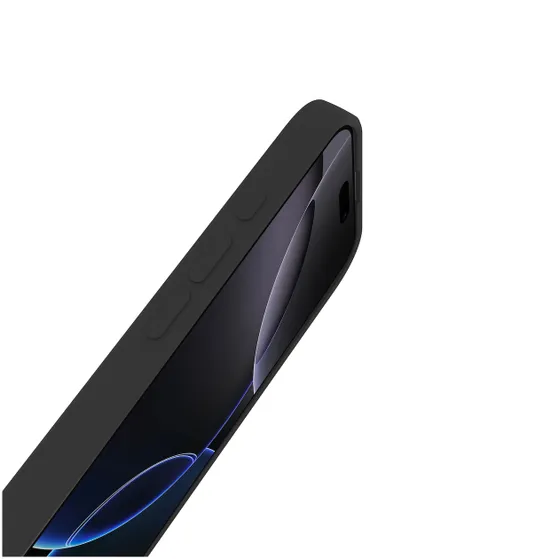 Just in Case Premium Liquid Color TPU Case Magsafe voor Apple iPhone 16 Pro Zwart