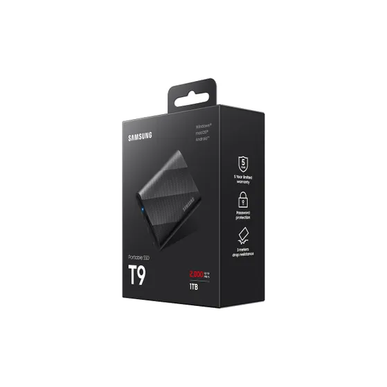Samsung Portable SSD T9 1TB Zwart