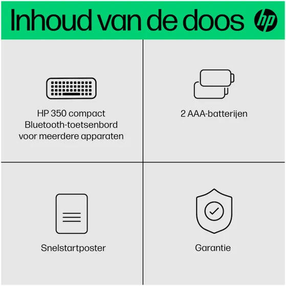 HP 350 WHT Compact Multi-Device KBD EURO