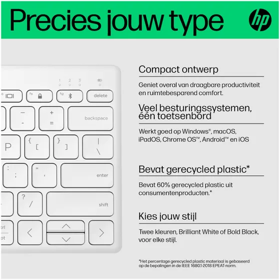 HP 350 WHT Compact Multi-Device KBD EURO