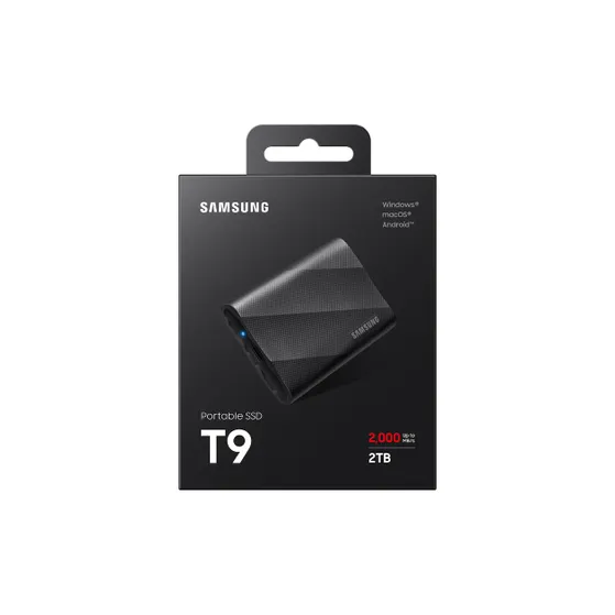 Samsung Portable SSD T9 2TB Zwart