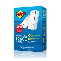 AVM FRITZ!Powerline 1260E (Single) Wit