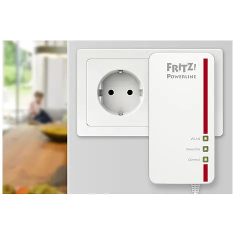 AVM FRITZ!Powerline 1260E (Single) Wit
