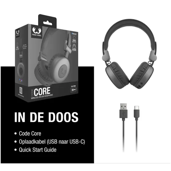 Fresh n Rebel Code Core Donkergrijs