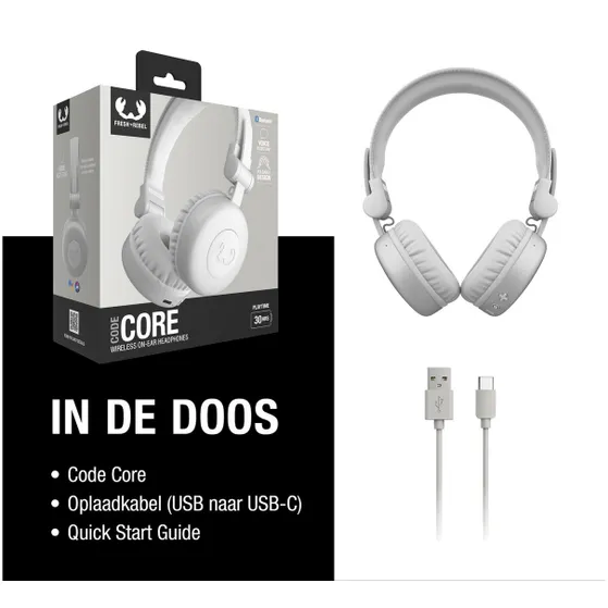 Fresh n Rebel Code Core Lichtgrijs
