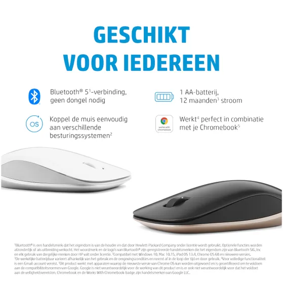 HP 410 Slim WHT Bluetooth Mouse EURO